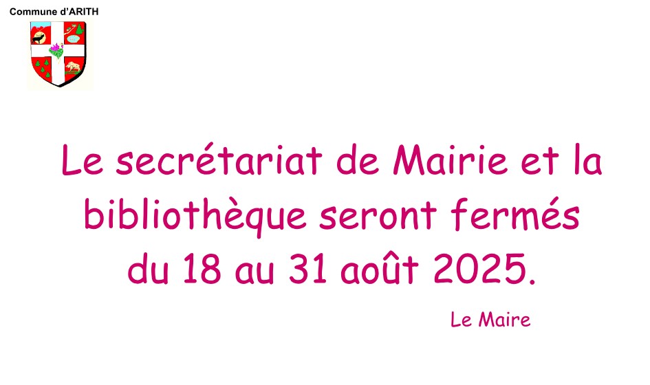 fermeture 2025
